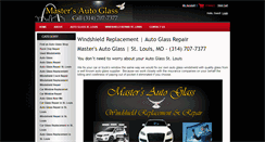 Desktop Screenshot of mastersautoglass.com